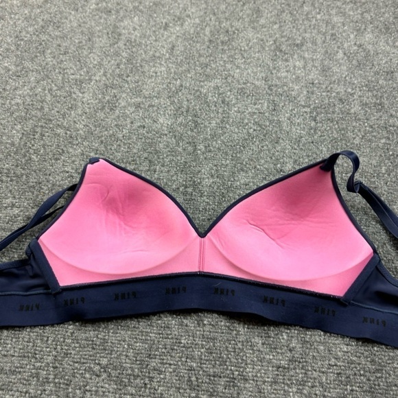 PINK by Victoria’s Secret Blue Wear Everywhere Wireless Lightly Lined size: 32C - Picture 2 of 7